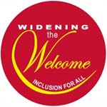Widening the Welcome logo